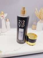 بادی اسپلش فوق العاده خوشبووو و ماندگار مدل 212 VIP مردانه کد 0455 - فروشگاه عمده لوازم آرایشی کالای سید