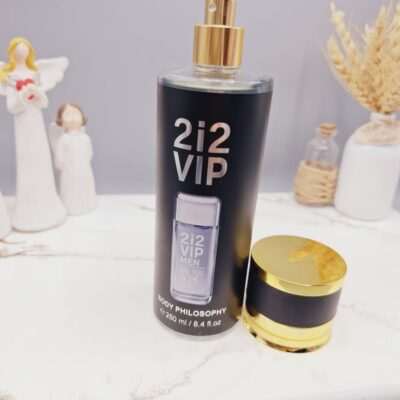 بادی اسپلش فوق العاده خوشبووو و ماندگار مدل 212 VIP مردانه کد 0455 - فروشگاه عمده لوازم آرایشی کالای سید