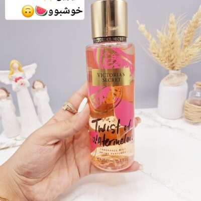 بادی اسپلش 250 ml شاین دار ویکتوریا سکرت مدل Twist of Watermelon اورجینال - فروشگاه عمده لوازم آرایشی کالای سید