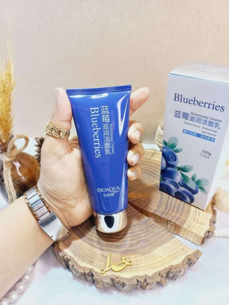 فوم شستشو صورت بلوبری بیوآکوا BIOAQUA کد BQY0627 | پخش عمده - فروشگاه عمده لوازم آرایشی کالای سید