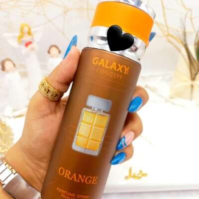 اسپری خوشبو کننده مردانه گلکسی GALAXY مدل ORANGE کد B9192 - فروشگاه عمده لوازم آرایشی کالای سید