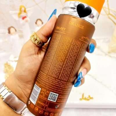 اسپری خوشبو کننده مردانه گلکسی GALAXY مدل ORANGE کد B9192 - فروشگاه عمده لوازم آرایشی کالای سید