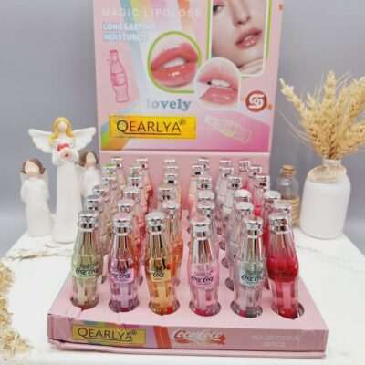 برق لب طرح بطری نوشابه ای برند ‏QEARLYA‏ کد 7202 - فروشگاه عمده لوازم آرایشی کالای سید