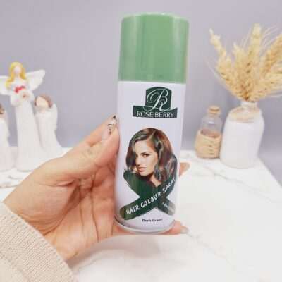 اسپری رنگ مو سبز تیره برند ROSE BERRY کد 1761 - فروشگاه عمده لوازم آرایشی کالای سید
