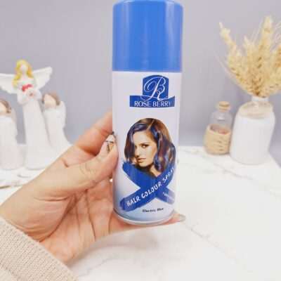 اسپری رنگ مو آبی پر رنگ برند ROSE BERRY کد 1778 - فروشگاه عمده لوازم آرایشی کالای سید