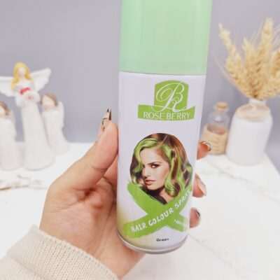 اسپری رنگ مو سبز برند ROSE BERRY کد 1839 - فروشگاه عمده لوازم آرایشی کالای سید