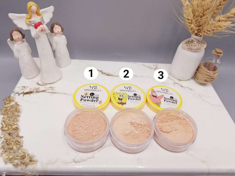 پودر فیکس طرح باب اسفنجی برند WARDABEAUTY کد 2231509 - فروشگاه عمده لوازم آرایشی کالای سید