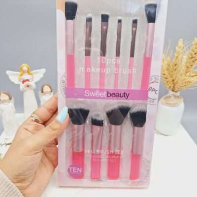 ست براش 10 تیکه برند Sweet beauty  کد NO:SZ-380 - فروشگاه عمده لوازم آرایشی کالای سید