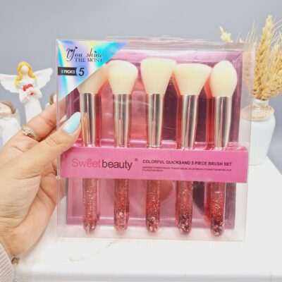 براش 5 تیکه آکواریومی برند Sweetbeauty کد NO:SZ-285 - فروشگاه عمده لوازم آرایشی کالای سید