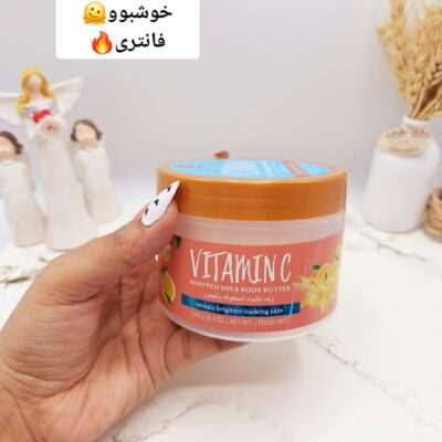 کره بدن با رایحه ویتامین cبرند راکو RAKO کد 1323 - فروشگاه عمده لوازم آرایشی کالای سید