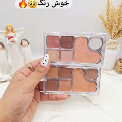 پالت سایه پینترستی قلبی برند هدی موجی HUDAMOJI کد ZP_056 - فروشگاه عمده لوازم آرایشی کالای سید