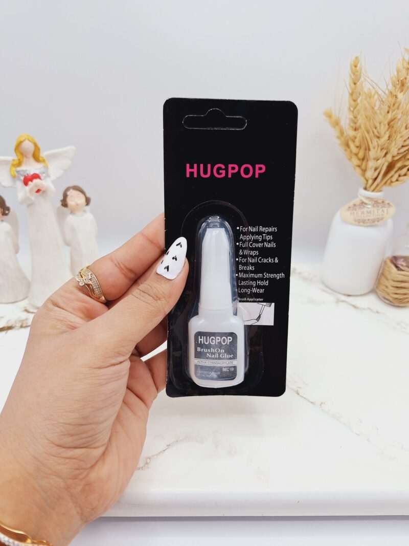 چسب ناخن کارتن مشکی برند HUGPOP کد HB_503 - فروشگاه عمده لوازم آرایشی کالای سید