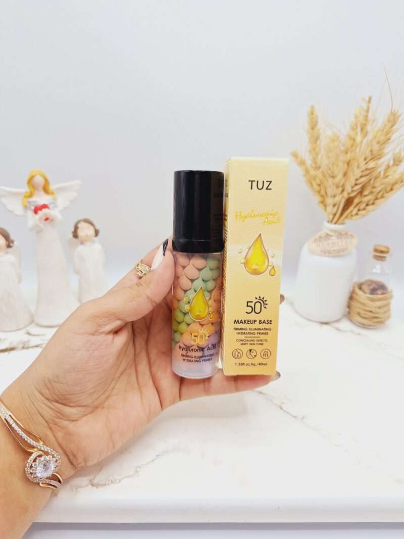 پرایمر سه رنگ جادویی با Spf50 برند Tuz کد0680 - فروشگاه عمده لوازم آرایشی کالای سید