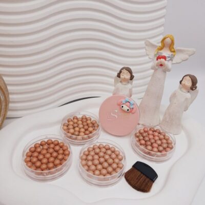رژ گونه توپ توپی ترند طرح عروسک کیتی کد 0987 - فروشگاه عمده لوازم آرایشی کالای سید
