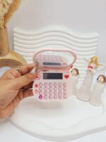 ماشین حساب آینه دار طرح کیتی کد1156 - فروشگاه عمده لوازم آرایشی کالای سید