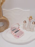 ماشین حساب آینه دار طرح کیتی کد1156 - فروشگاه عمده لوازم آرایشی کالای سید