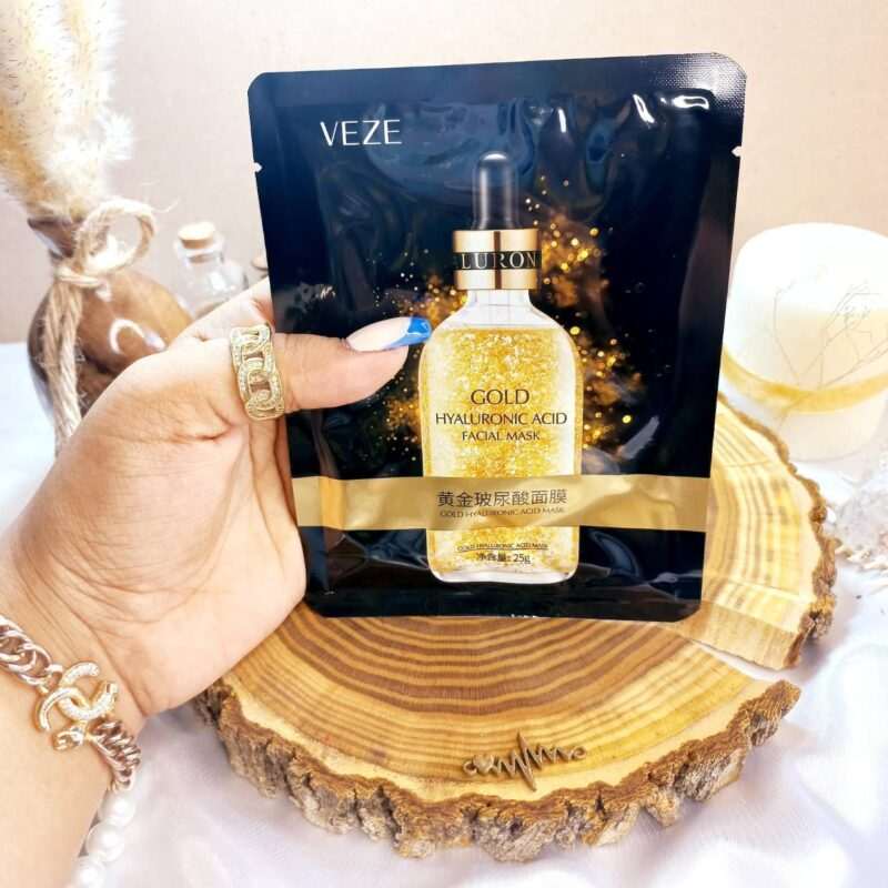 ماسک ورقه ای 24 عیار طلا ونزن VENZEN کد FZ16428 | پخش عمده - فروشگاه عمده لوازم آرایشی کالای سید