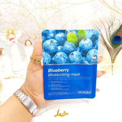 ماسک صورت ورقه ای بلوبری بیوآکوا کد BQY81228 - فروشگاه عمده لوازم آرایشی کالای سید