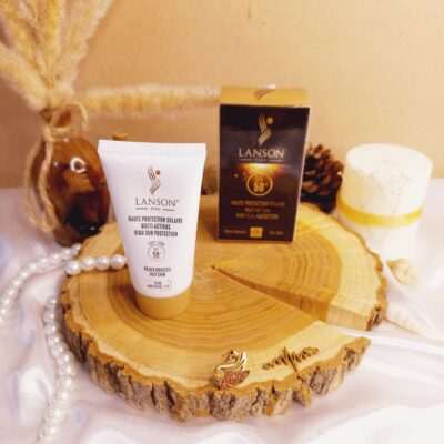 ضد آفتاب کرم پودری لانسون اصلی LANSON SPF 50 - فروشگاه عمده لوازم آرایشی کالای سید